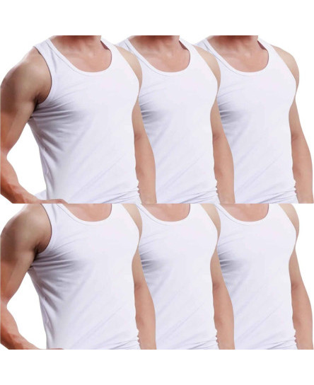 Men Vest Cotton Summer Tank Top Gym Plain Vests S -3XL 3 Pack 6 Pack 12 Pack